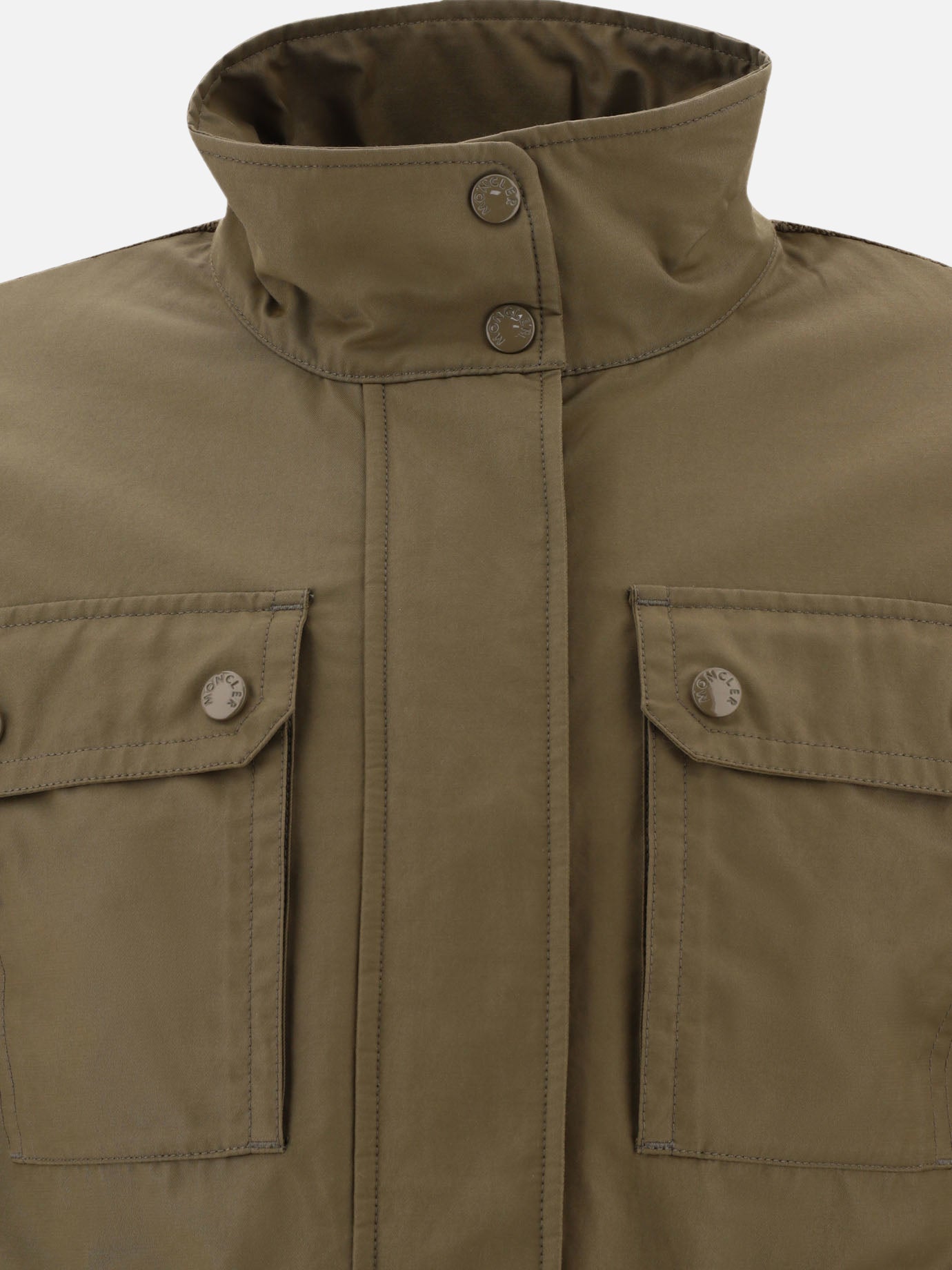 Quilted & Utility Jackets 100% cotton  Green - Moncler Women | PDP | VIETTI Online Store | Zoom-Modal_3
