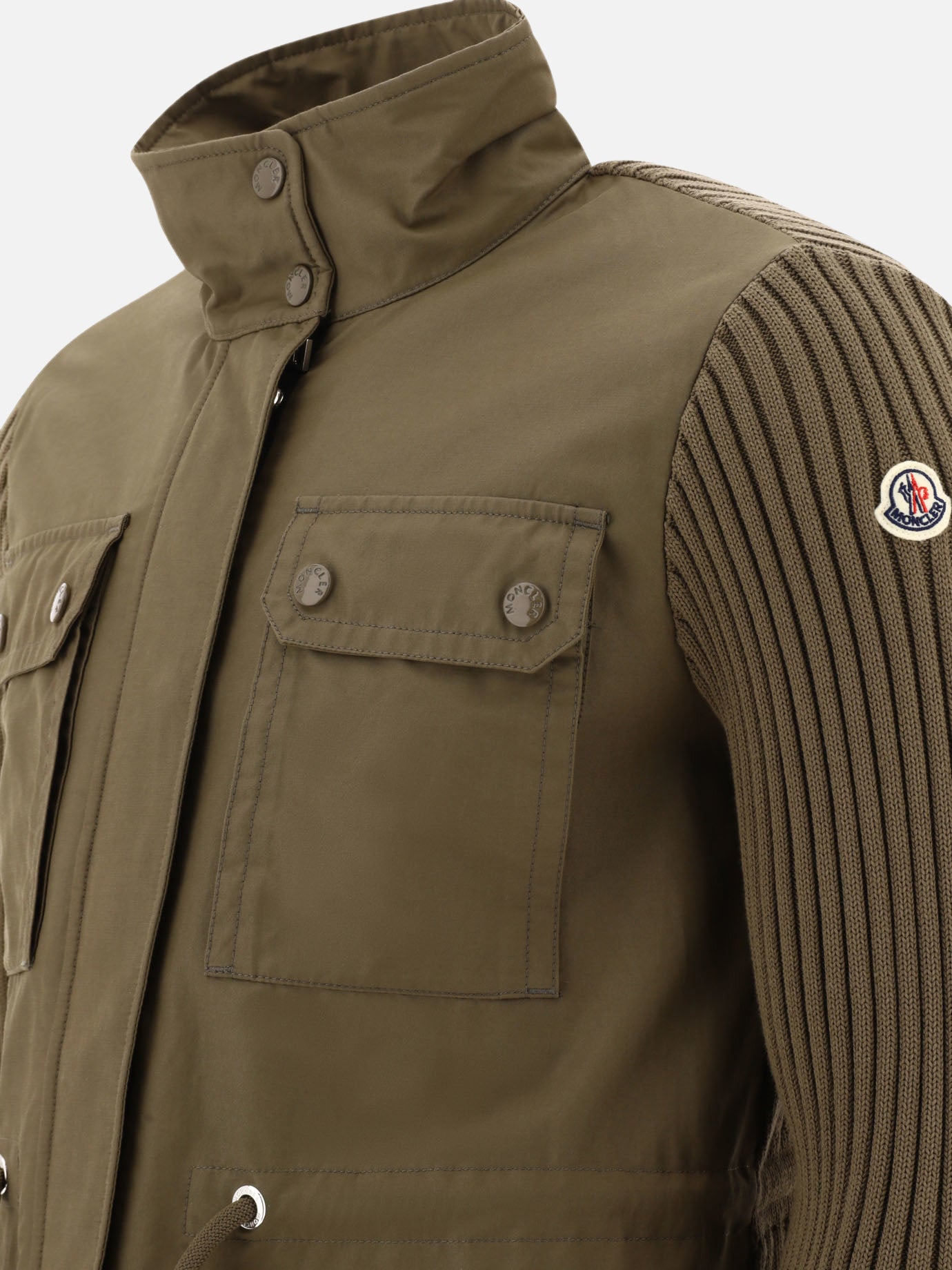 Quilted & Utility Jackets 100% cotton  Green - Moncler Women | PDP | VIETTI Online Store | thumbnail_4
