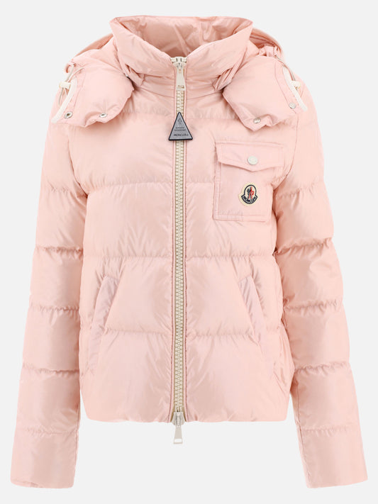 Down jackets 100% polyamide - Padding: down and feathers  Pink - Moncler Women | PLP | VIETTI Online Store 
