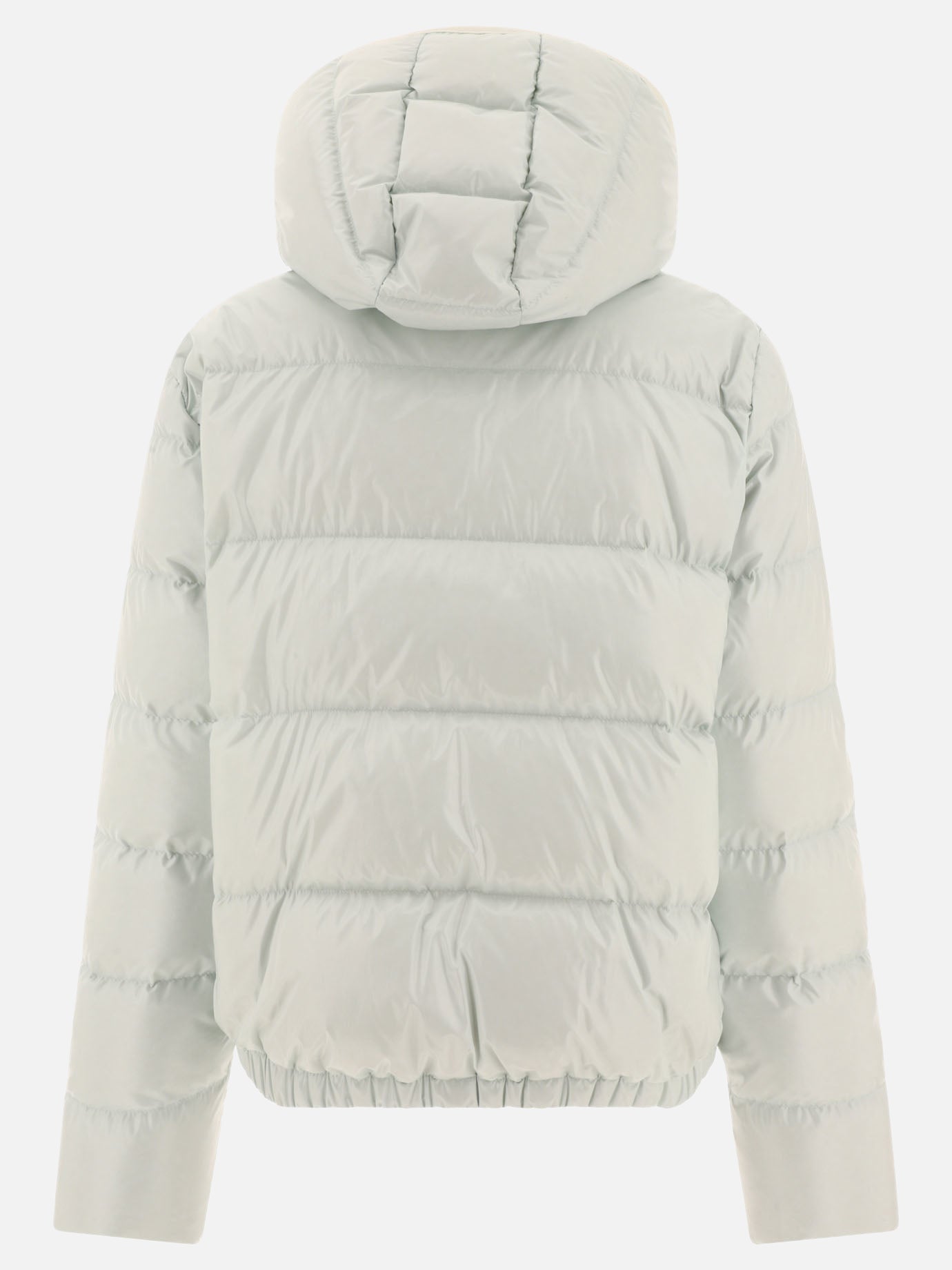 Down jackets 100% polyamide - Padding: down and feathers  Light blue - Moncler Women | PDP | VIETTI Online Store | Zoom-Modal_2
