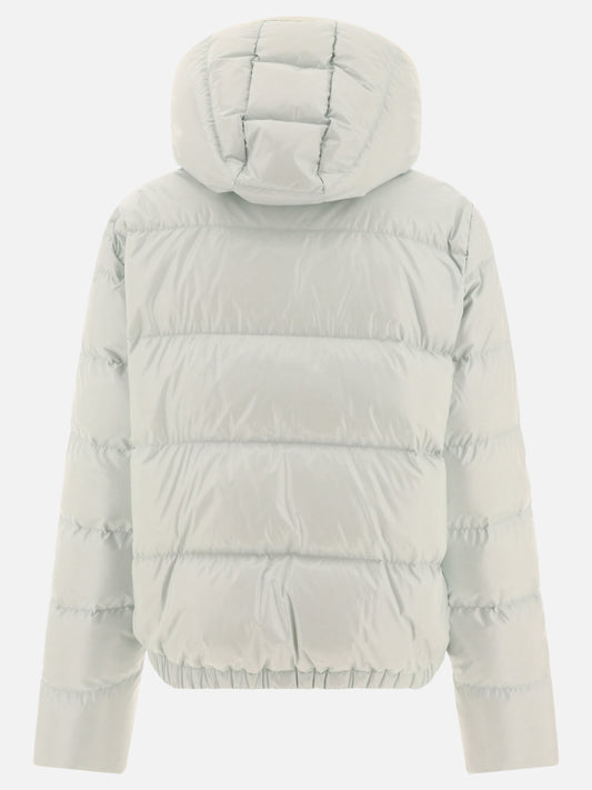 Down jackets 100% polyamide - Padding: down and feathers  Light blue - Moncler Women | PLP | VIETTI Online Store | 2
