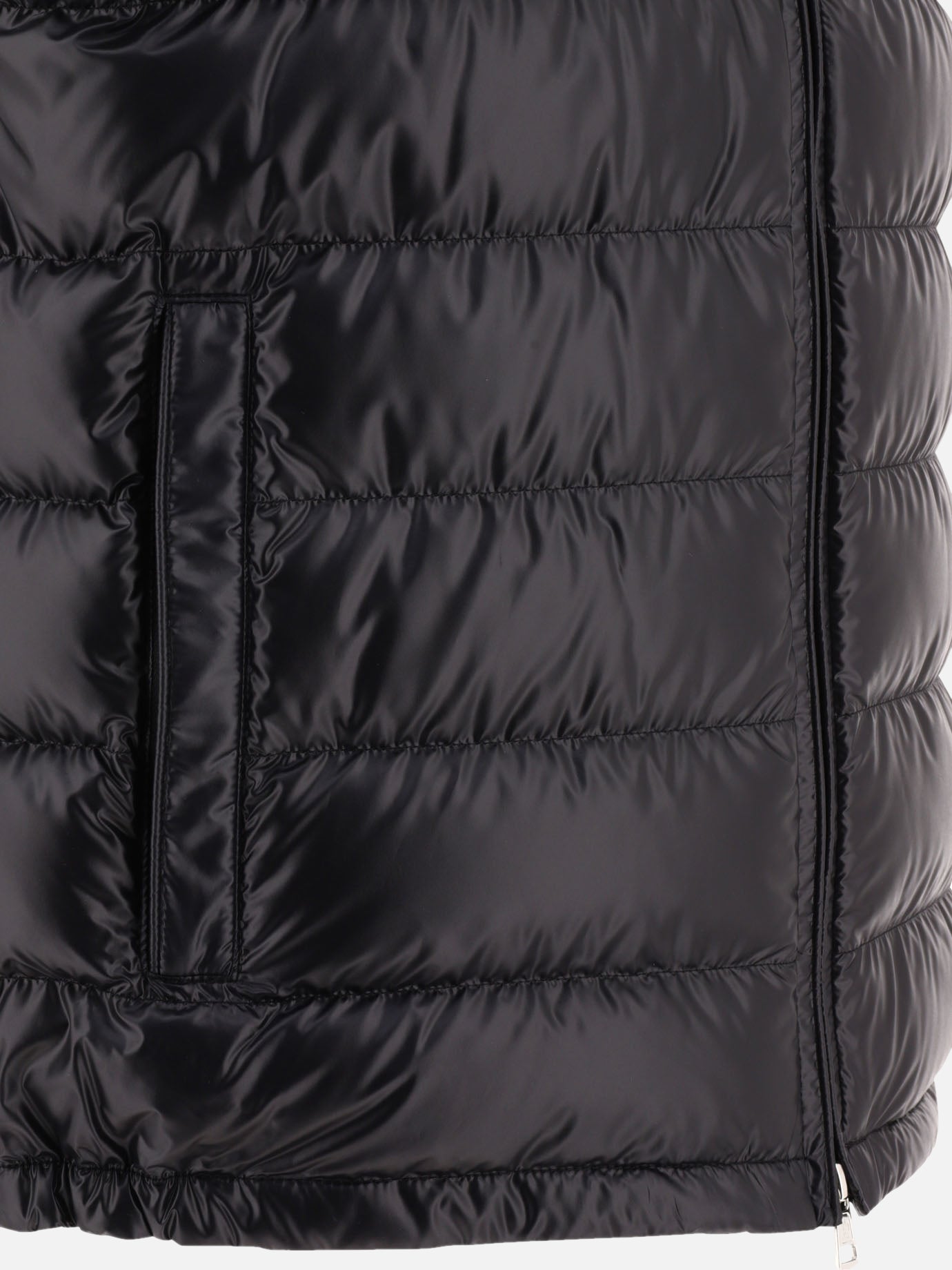 Vest jackets 100% polyester - Padding: down and feathers  Black - Moncler Men | PDP | VIETTI Online Store | thumbnail_4