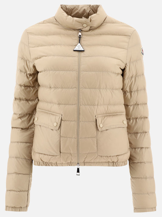 Down jackets Logo  Beige - Moncler Women | PLP | VIETTI Online Store 
