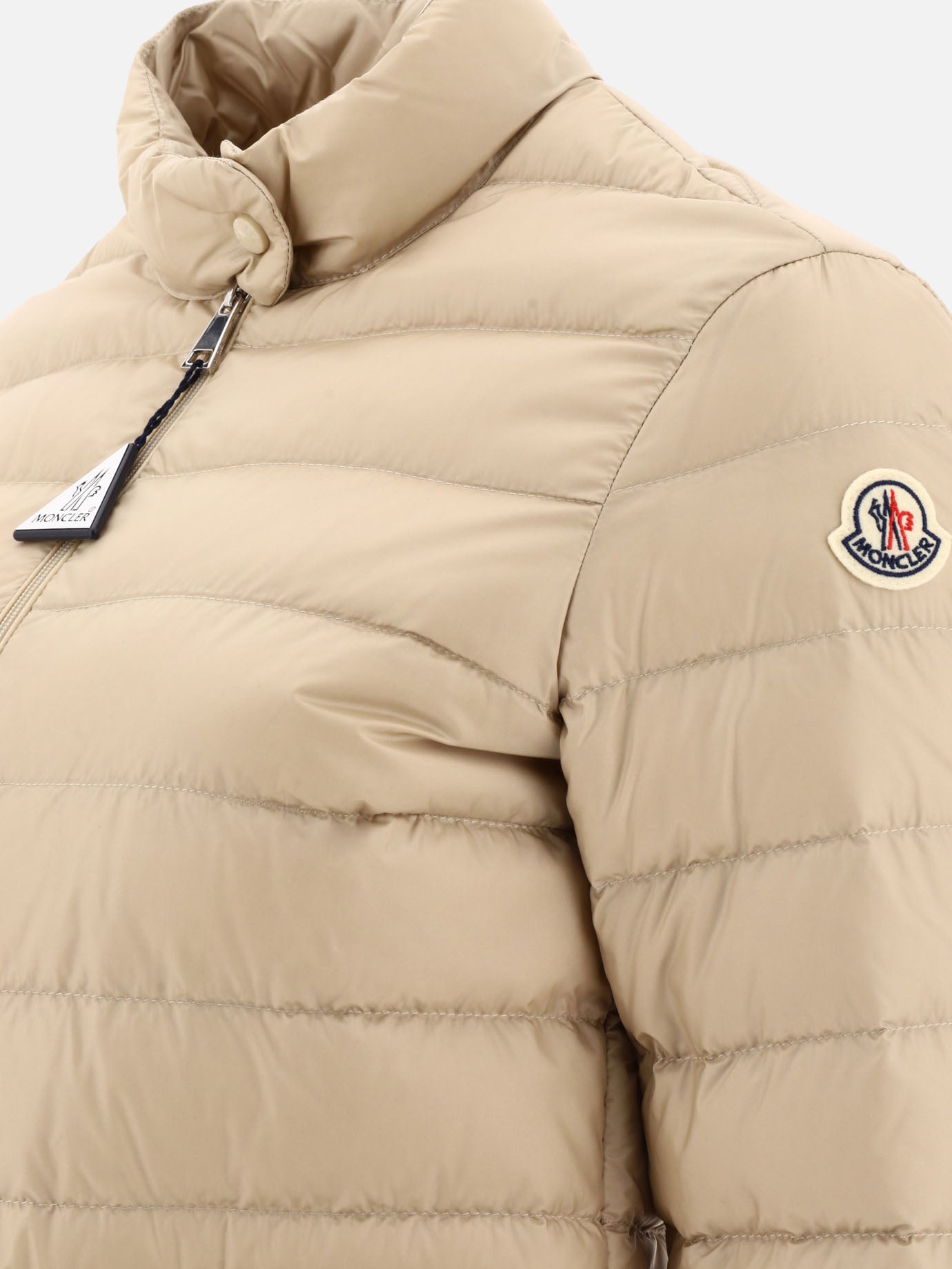 Down jackets Logo  Beige - Moncler Women | PDP | VIETTI Online Store | thumbnail_4