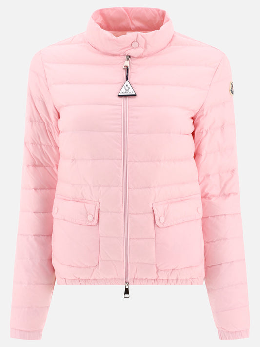 Down jackets Logo  Pink - Moncler Women | PLP | VIETTI Online Store 
