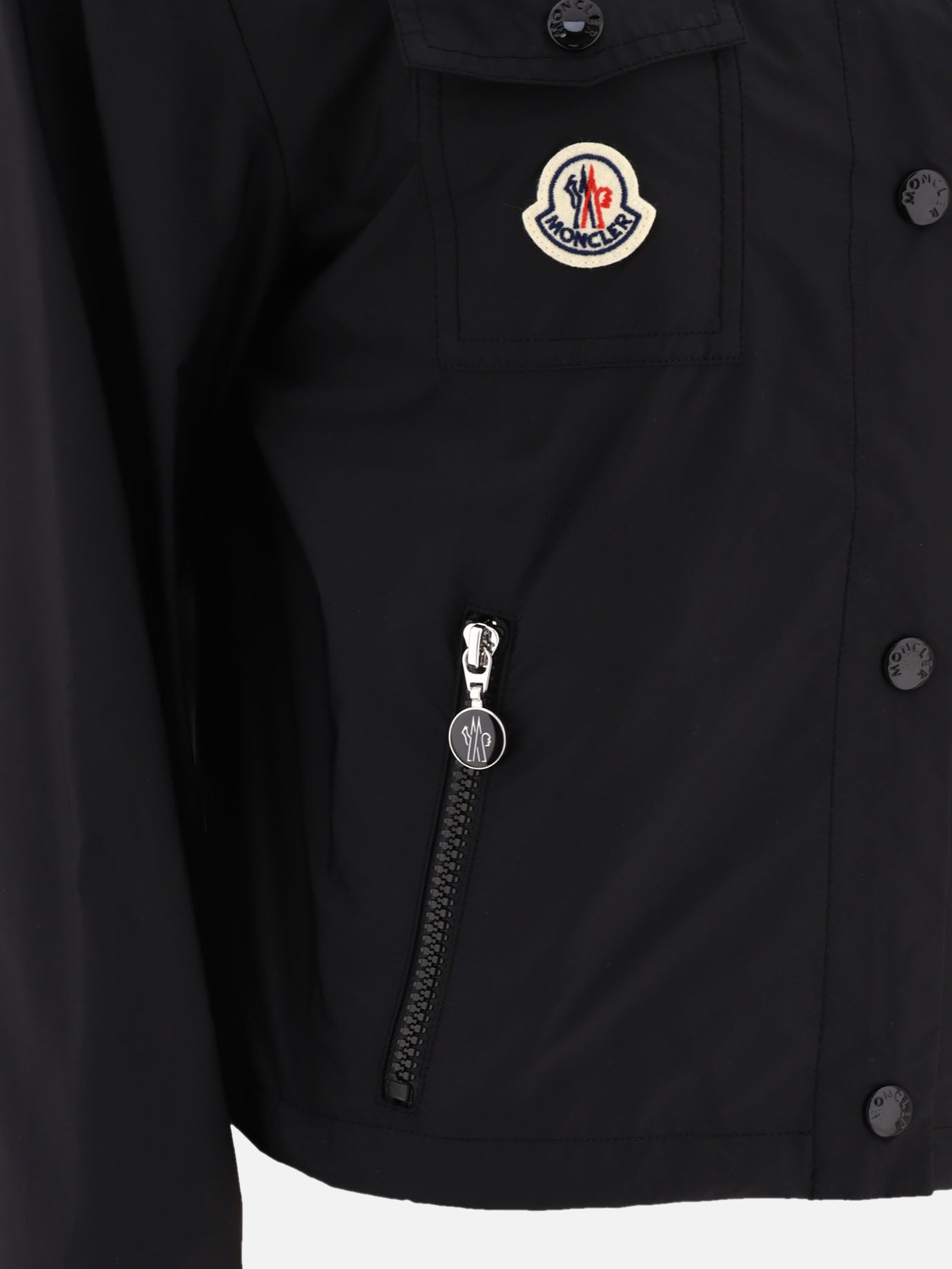 Quilted & Utility Jackets 100% polyamide  Black - Moncler Women | PDP | VIETTI Online Store | thumbnail_4