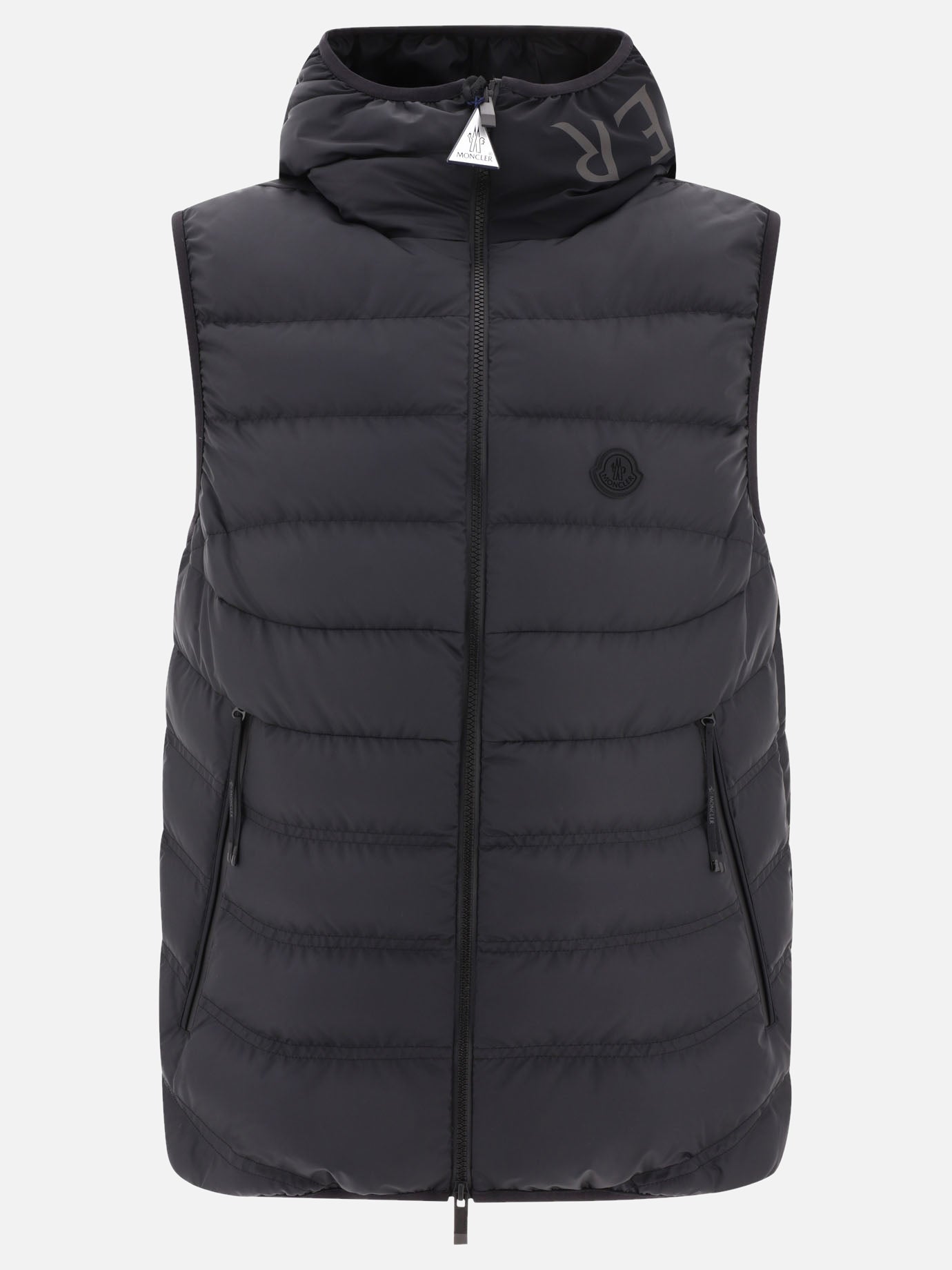Vest jackets 100% polyester - Padding: down and feathers  Black - Moncler Men | PDP | VIETTI Online Store | thumbnail