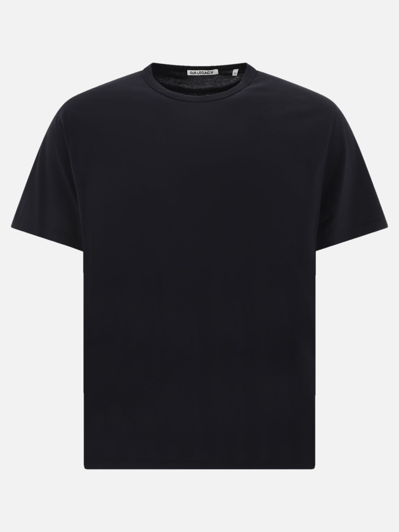 Crewneck t-shirts 100% cotton  Black - Our Legacy Men | PDP | VIETTI Online Store | Zoom-Modal
