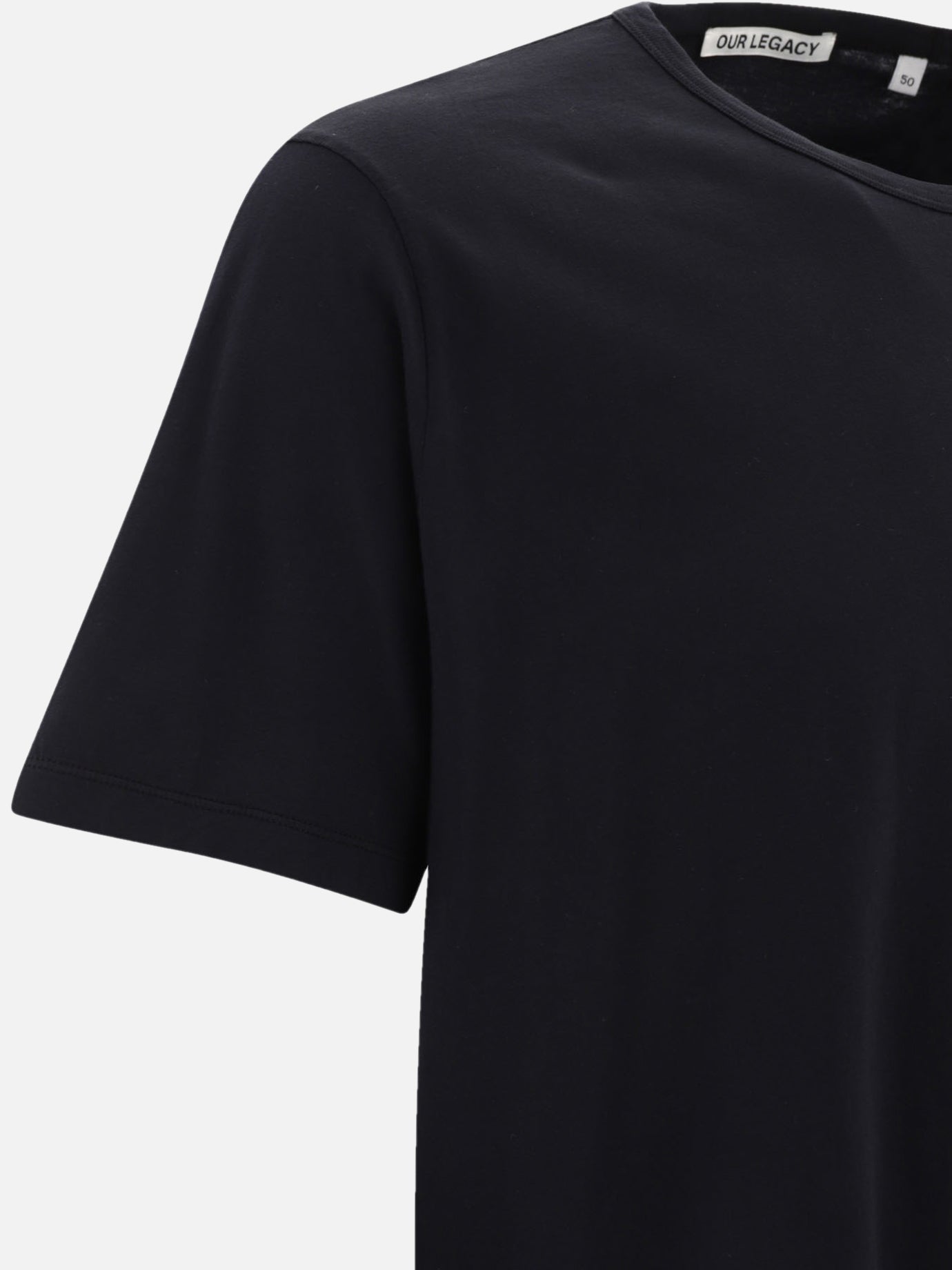 Crewneck t-shirts 100% cotton  Black - Our Legacy Men | PDP | VIETTI Online Store | Zoom-Modal_4
