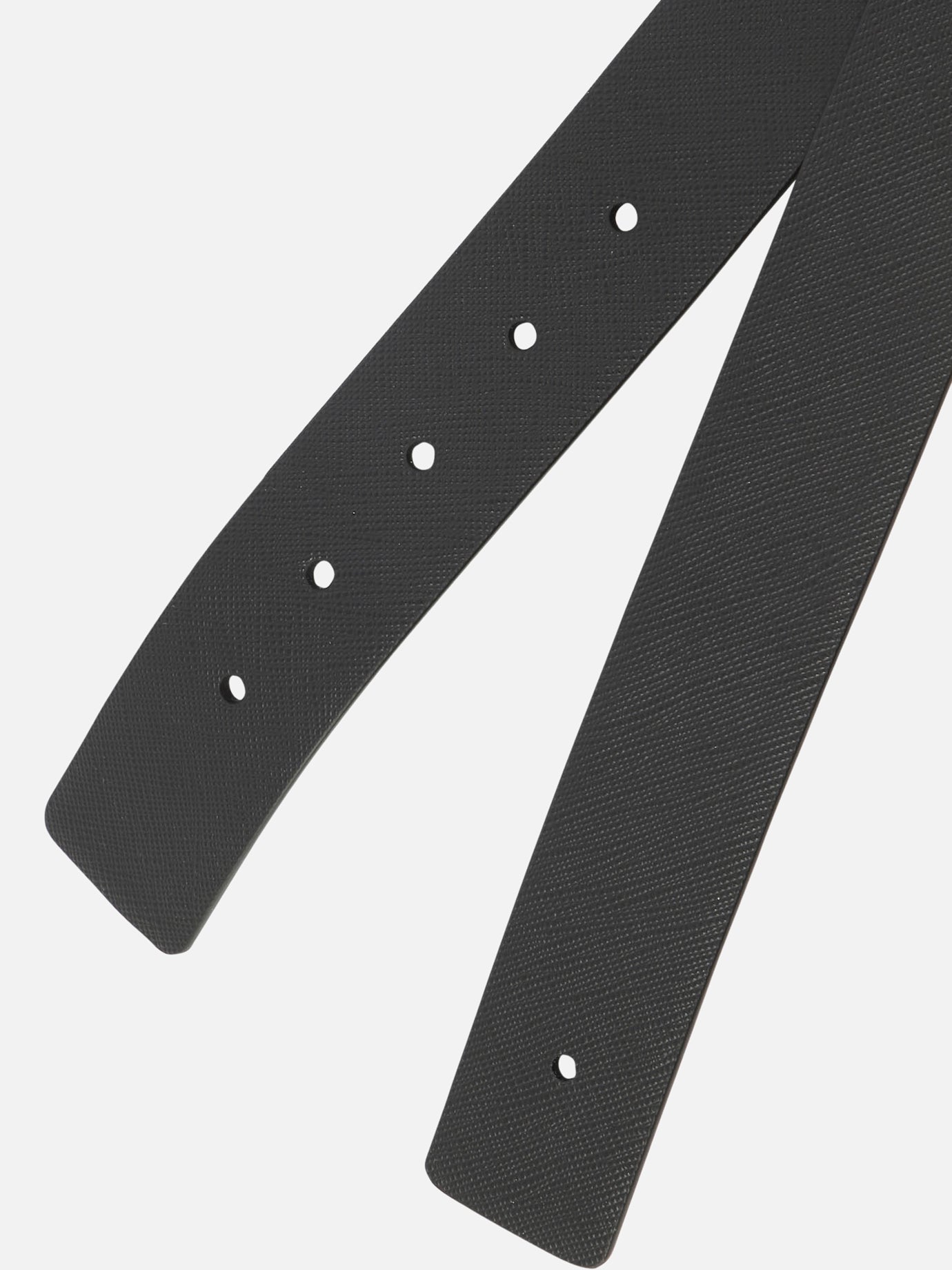 Reversible Saffiano leather belt strap