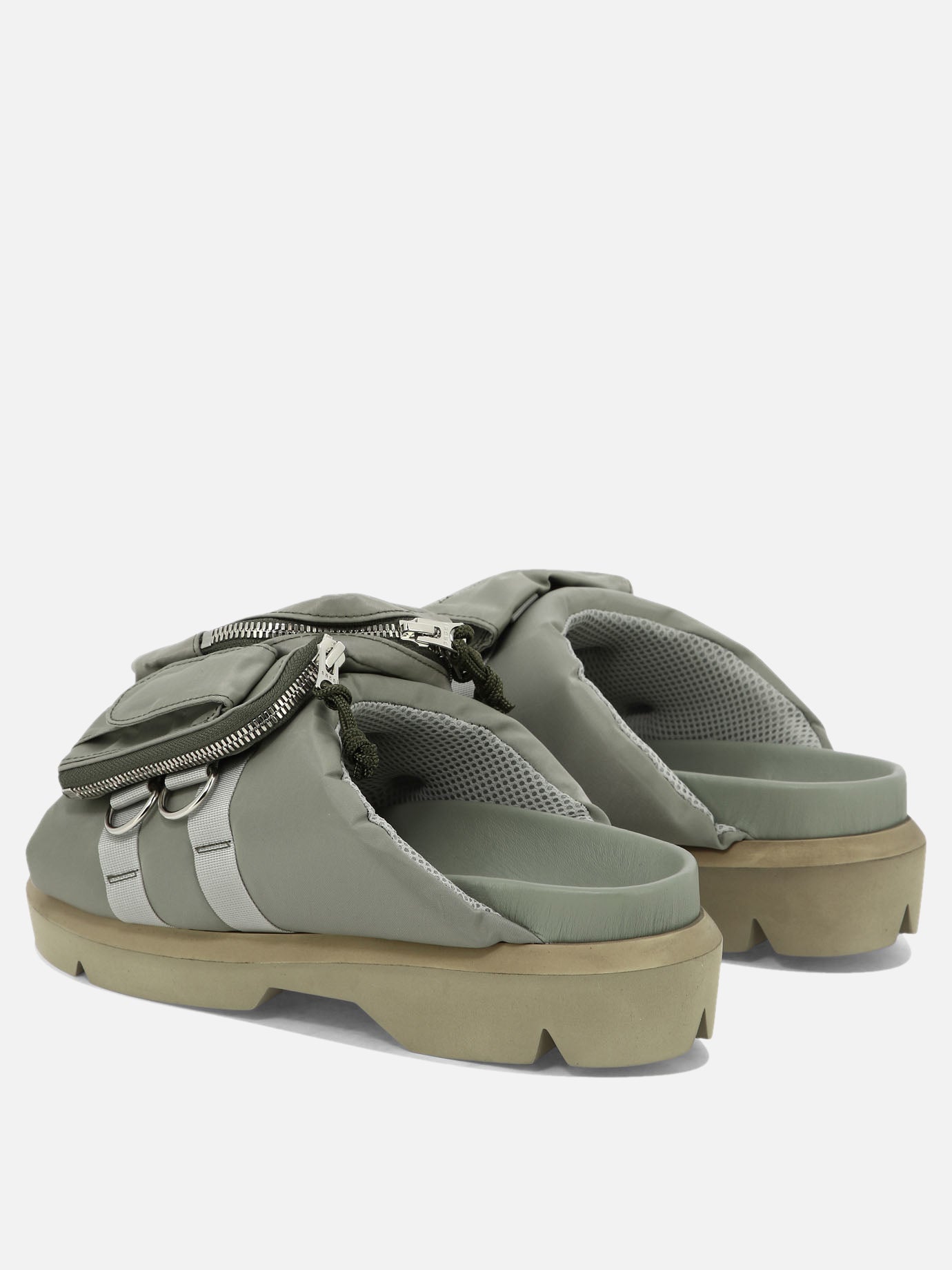 Sandali casual 100% nylon - 100% rubber  Verde - Sacai Uomo | PDP | VIETTI Online Store | thumbnail_4