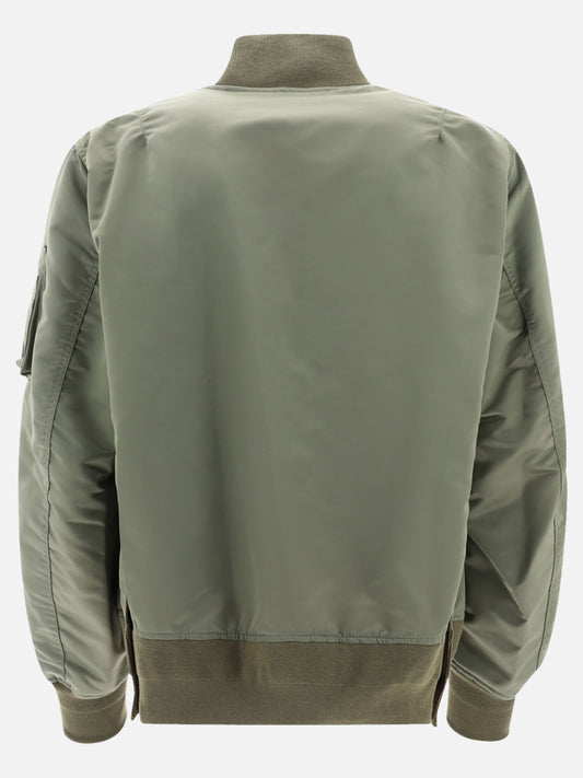 Bomber jackets 100% nylon  Green - Sacai Men | PLP | VIETTI Online Store | 2
