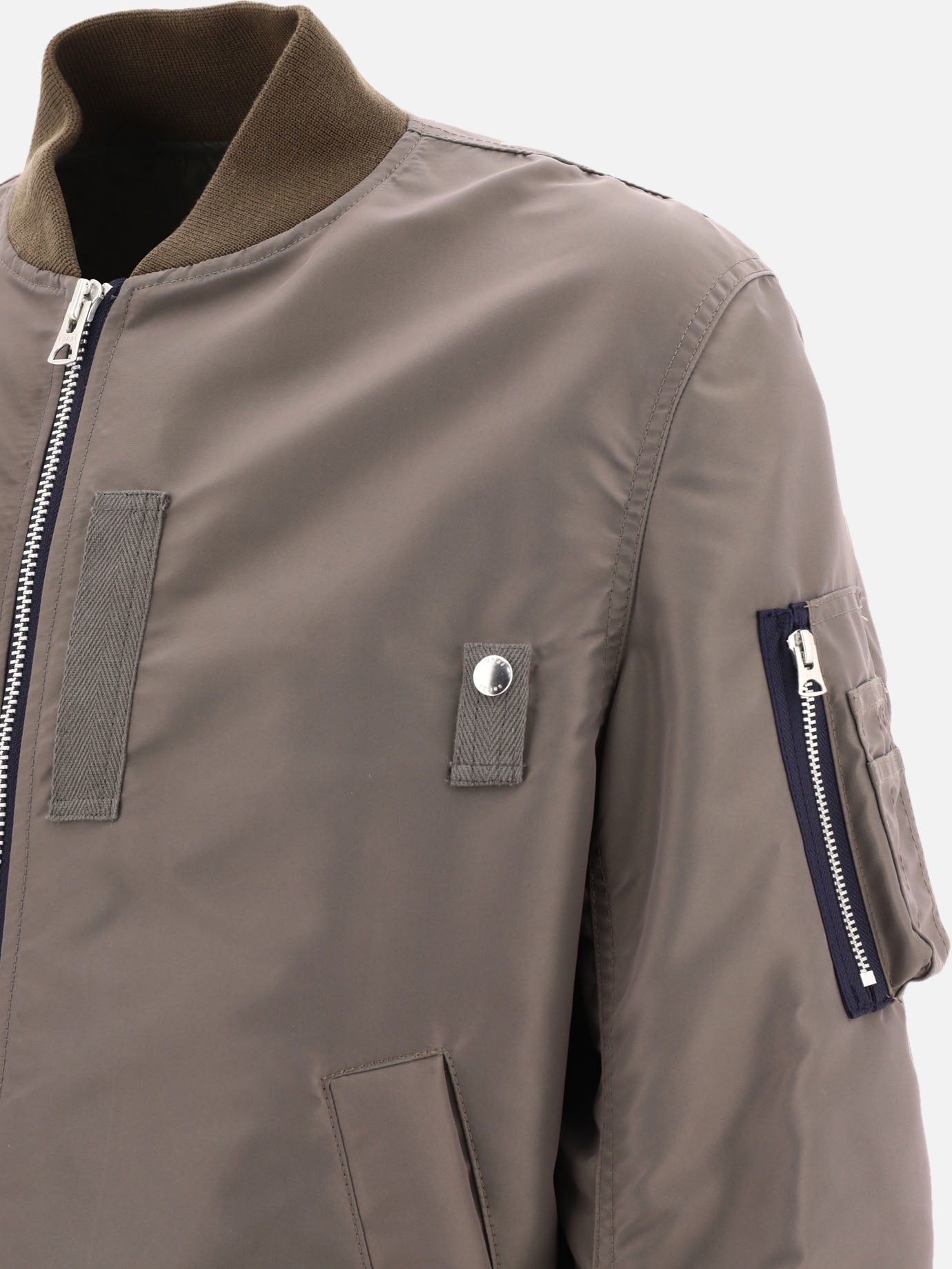 Bomber jackets 100% nylon  Brown - Sacai Men | PDP | VIETTI Online Store | Zoom-Modal_4

