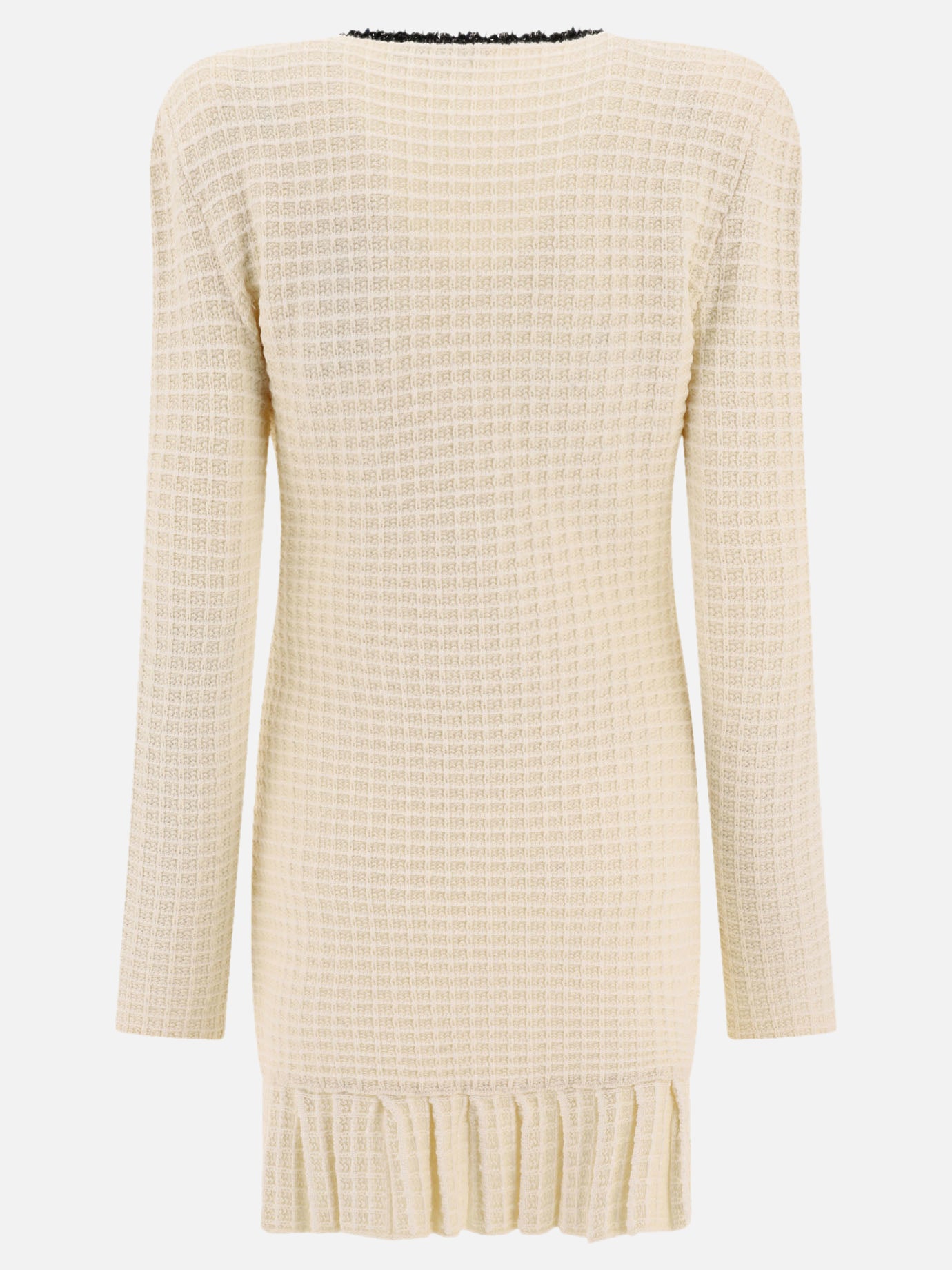 Mini dresses 54% polyester 20% cotton 12% viscose 6% polyamide 5% wool 3% metallic fibre  Beige - Self-portrait Women | PDP | VIETTI Online Store | thumbnail_2