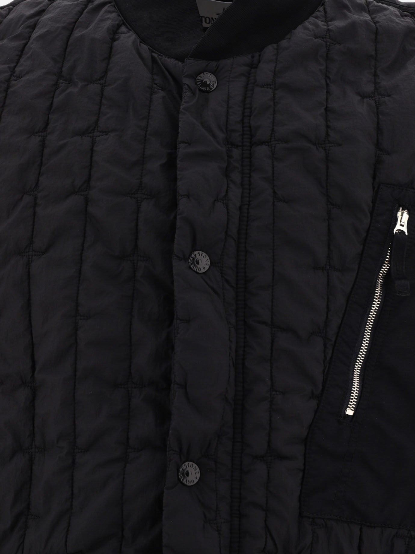 Vest jackets 100% polyamide - Padding: polyester  Black - Stone Island Men | PDP | VIETTI Online Store | Zoom-Modal_3
