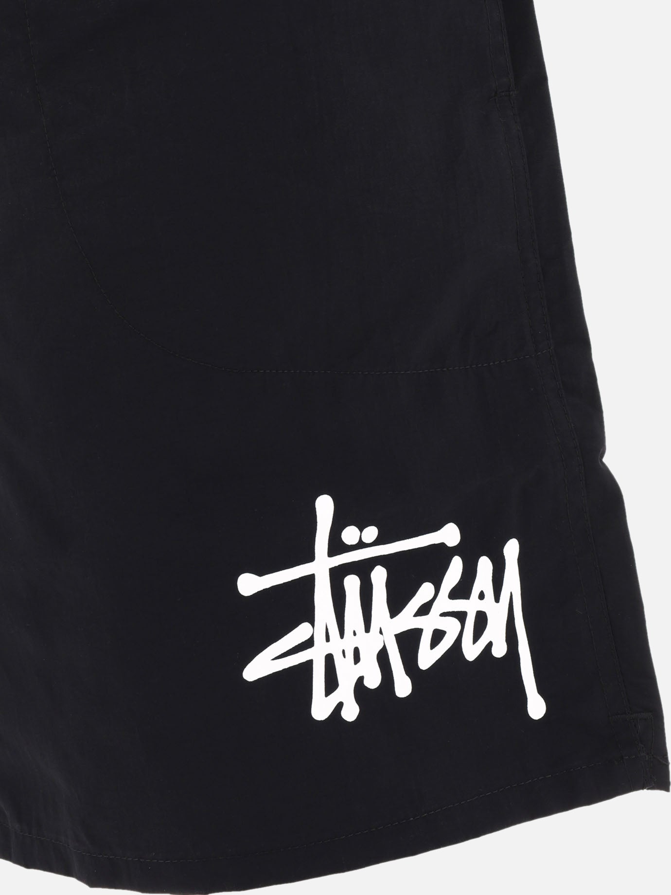 Stüssy "Big Basic" swim shorts Black