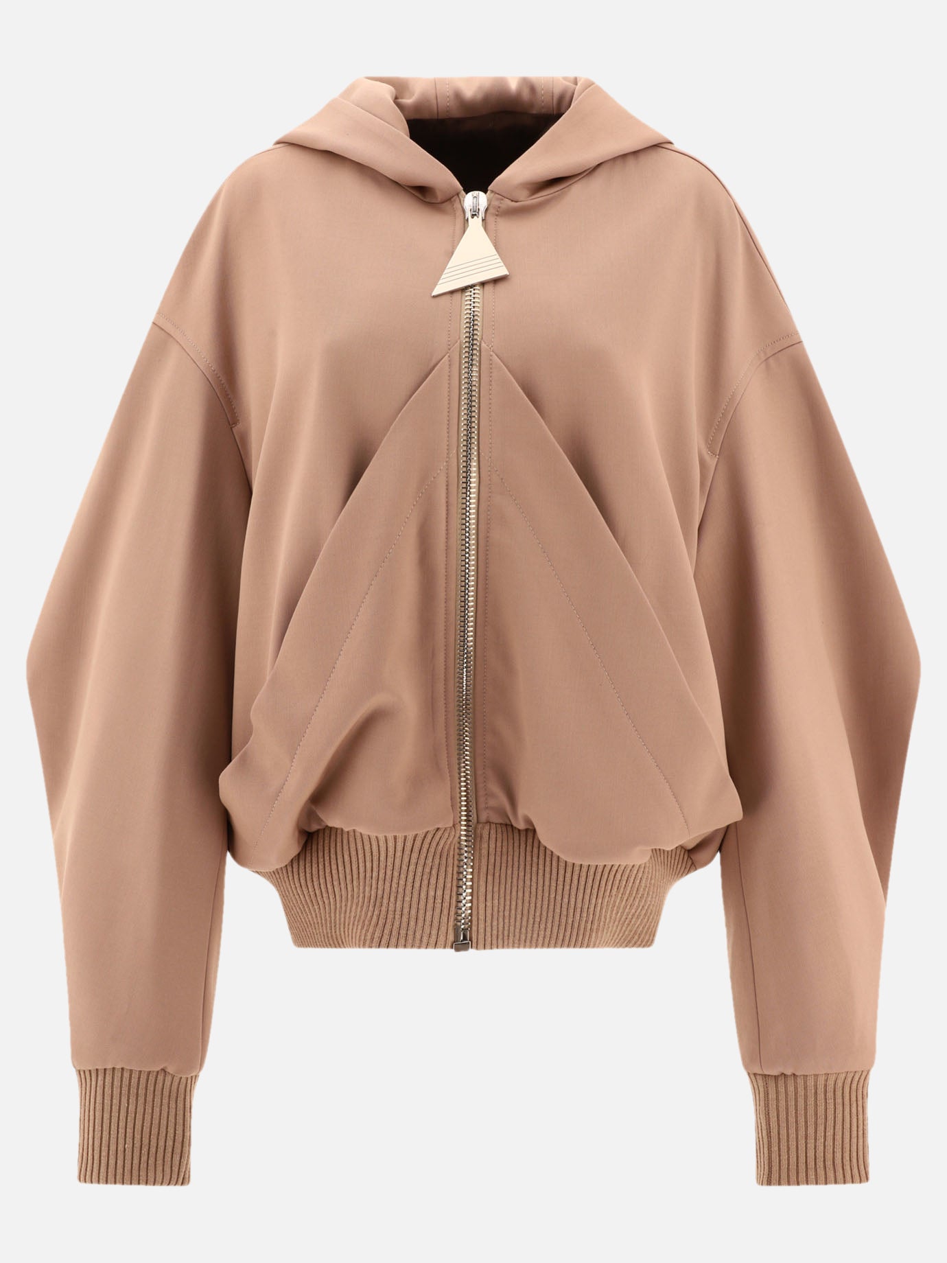 Bomber jackets 100% virgin wool  Beige - The Attico Women | PDP | VIETTI Online Store | thumbnail