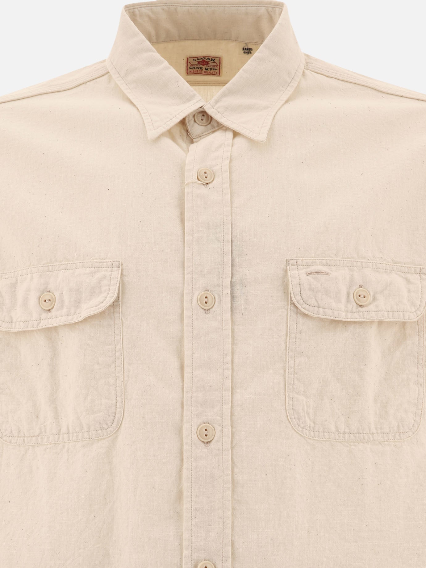 Sugar Cane Chambray shirt Beige