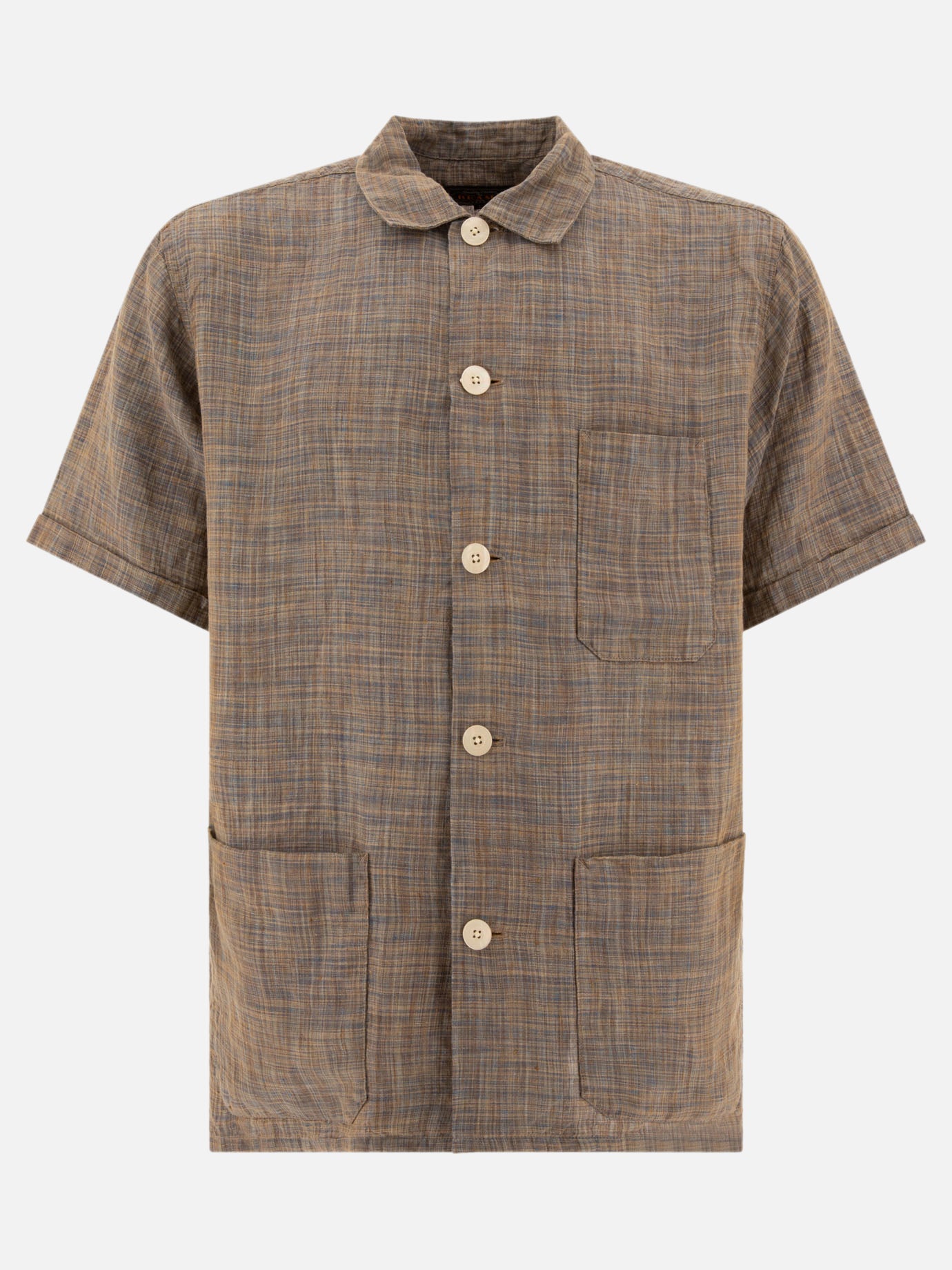 Beams Plus Multipocket shirt Brown