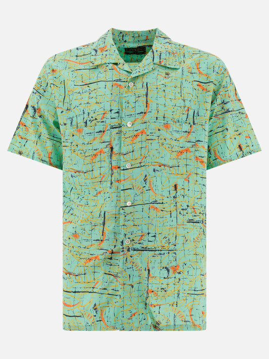 Beams Plus Printed shirt Green