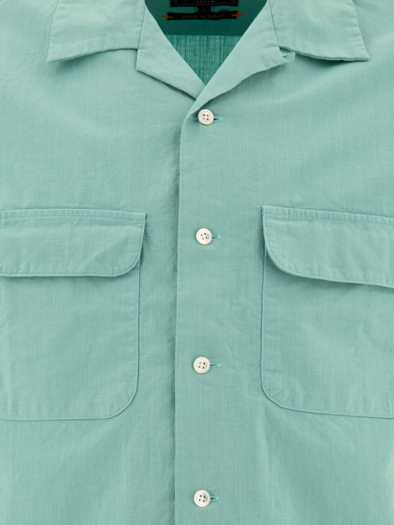 Beams Plus Shirt with pockets Light blue