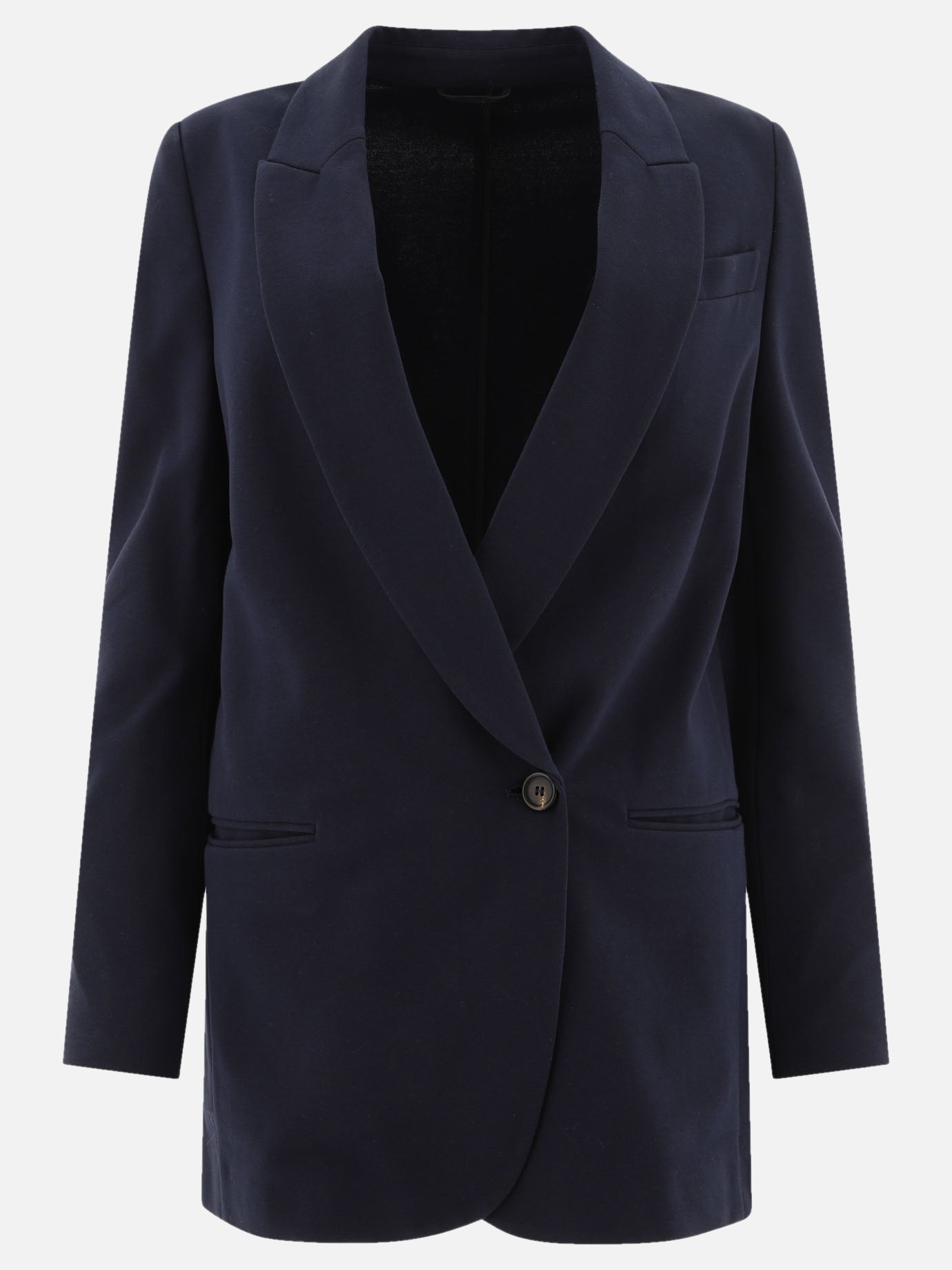 Blazers Solid colour  Blue - Brunello Cucinelli Women | PDP | VIETTI Online Store | Zoom-Modal
