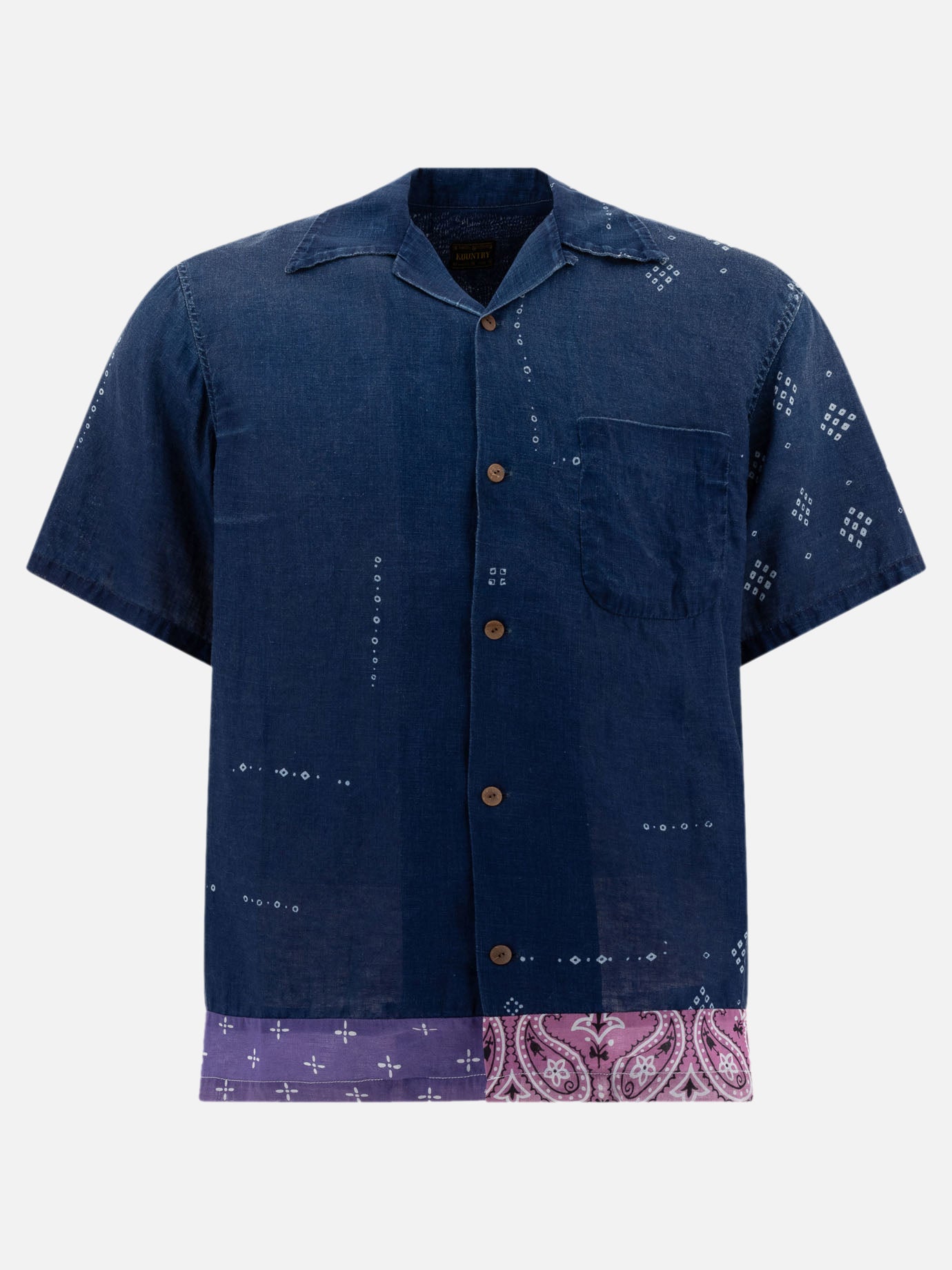 Camicia "Bandana Discharge"