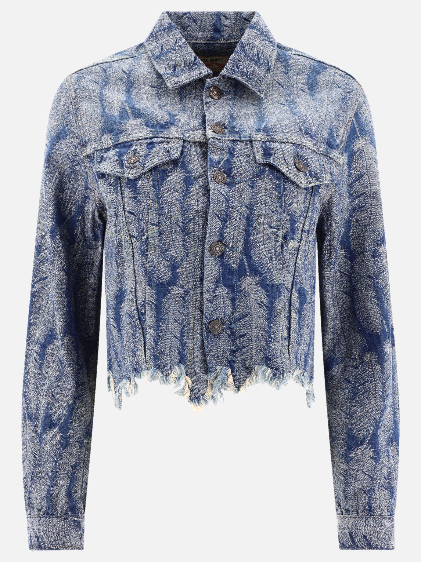 Denim jackets Print  Light blue - KAPITAL Women | PDP | VIETTI Online Store | Zoom-Modal

