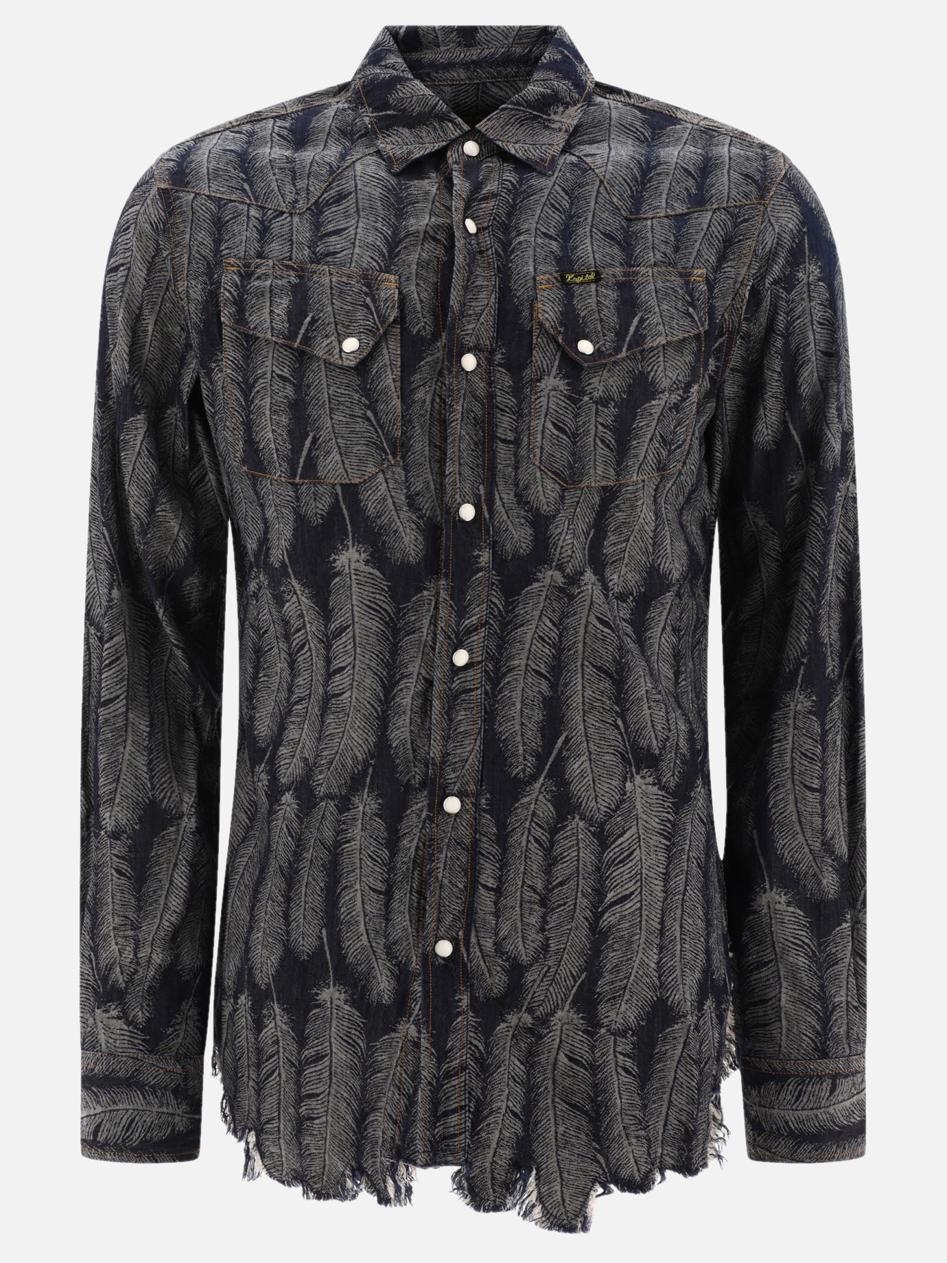 KAPITAL "Magpie" western shirt Blue