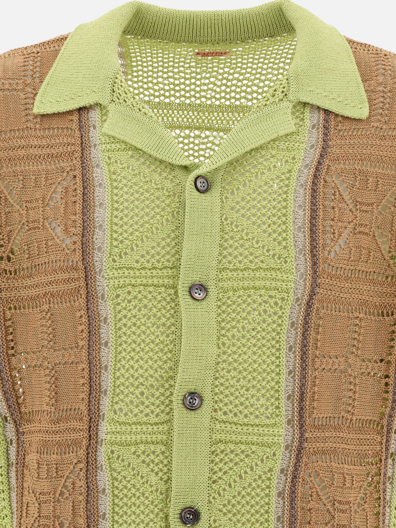 Casual shirts Solid colour  Green - KAPITAL Men | PDP | VIETTI Online Store | thumbnail_3