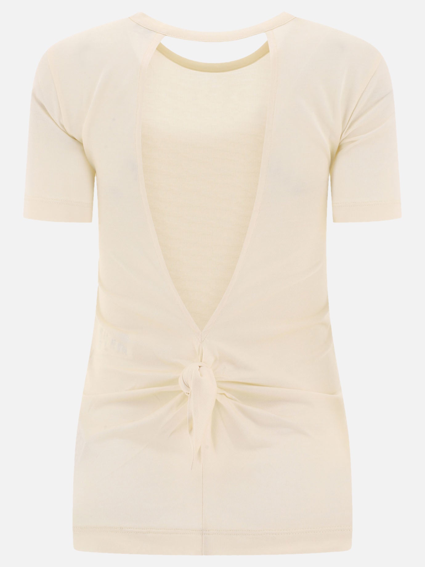 T-shirt girocollo Solid colour  Bianco - Loewe Donna | PDP | VIETTI Online Store | thumbnail_2
