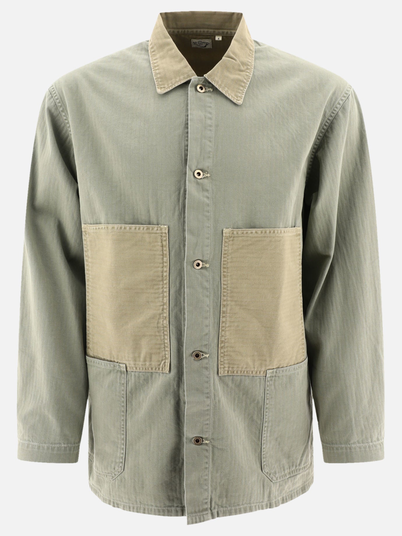 Overshirt jackets Solid colour  Green - OrSlow Men | PDP | VIETTI Online Store | thumbnail