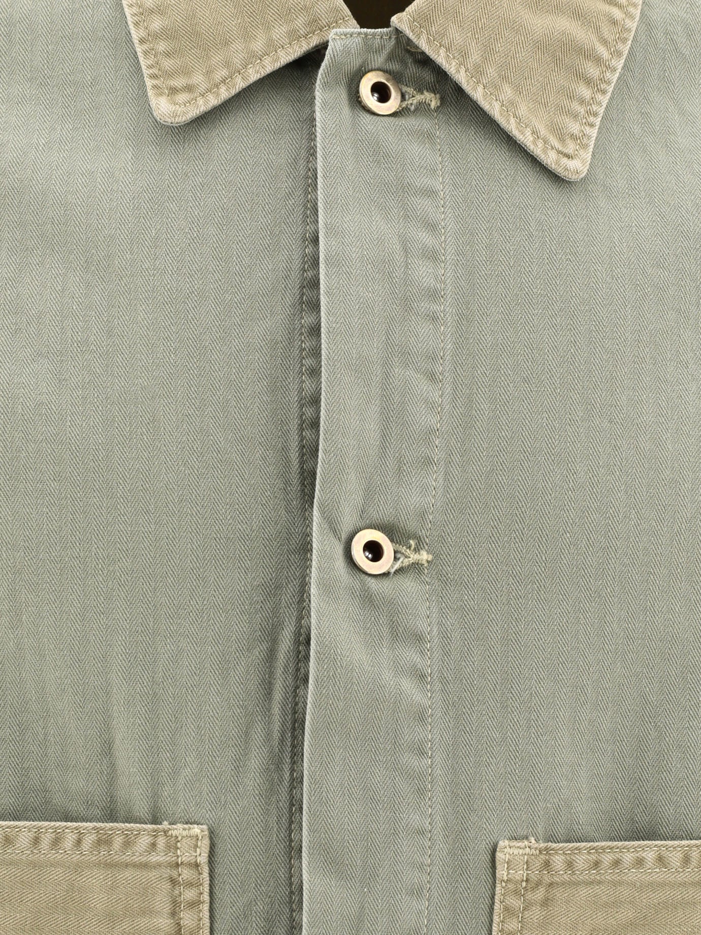 Overshirt jackets Solid colour  Green - OrSlow Men | PDP | VIETTI Online Store | Zoom-Modal_3
