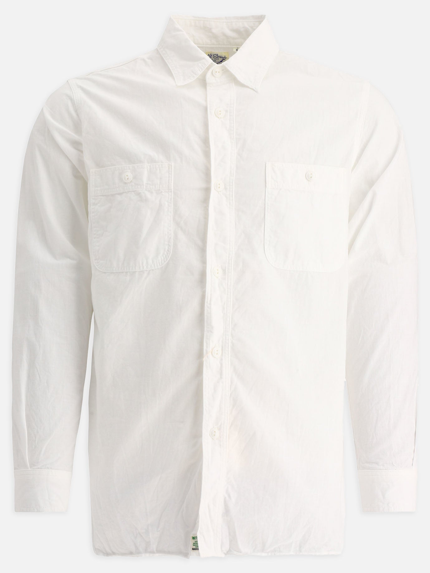 OrSlow Shirt with chest pockets White