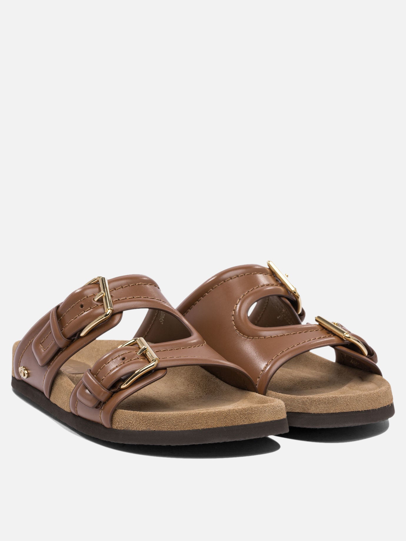 Sandali bassi 100% calf leather - 100% leather  Marrone - Valentino Garavani Donna | PDP | VIETTI Online Store | Zoom-Modal_2
