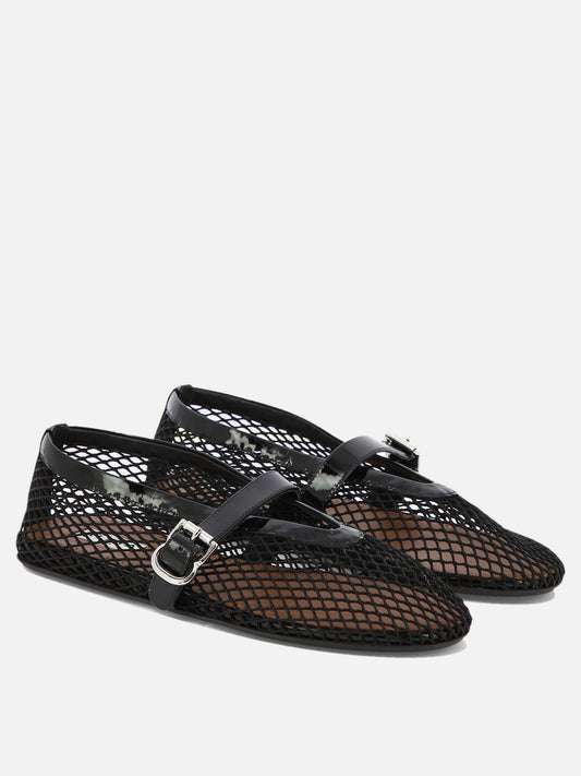 Alaïa Mesh ballet flats 10066268_37 Black 2