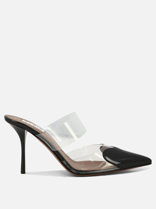 Alaïa "Le Cœur" 90 mm mules 17267769_38 Black 1