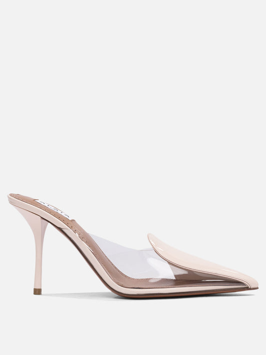 Alaïa Mule "Cœur Abstrait" 90 mm 17199606_36 Pink 1