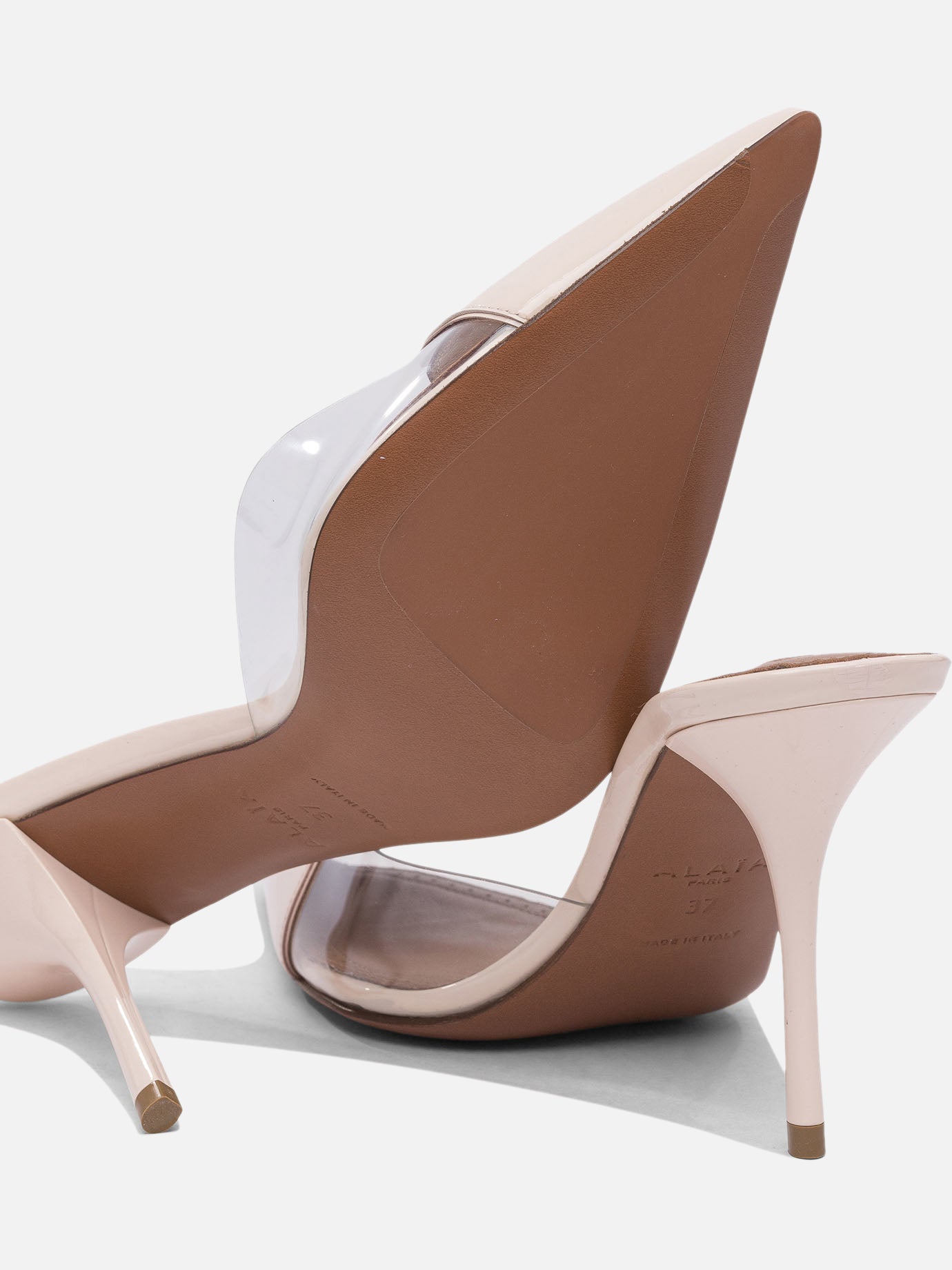 Alaïa Mule &quot;Cœur Abstrait&quot; 90 mm 17199606_36 Pink thumbnail_5