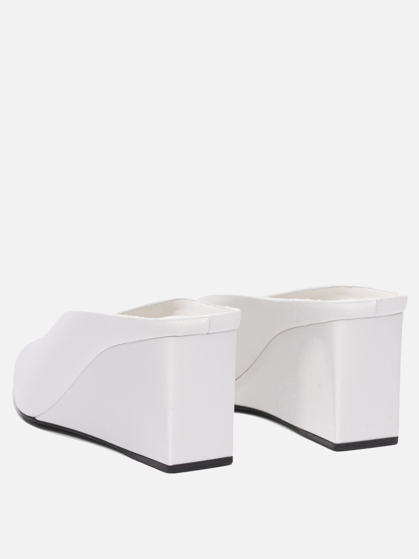 Alaïa Wedge mules 75 mm White