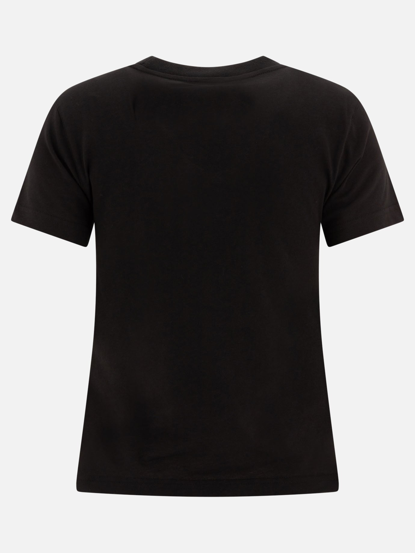 Tシャツ・カットソー ALAIA Woman T-Shirt Black AA9H0431J0105 995 Alaïa Cotton t-shirt Black - Women | VIETTI Online Store