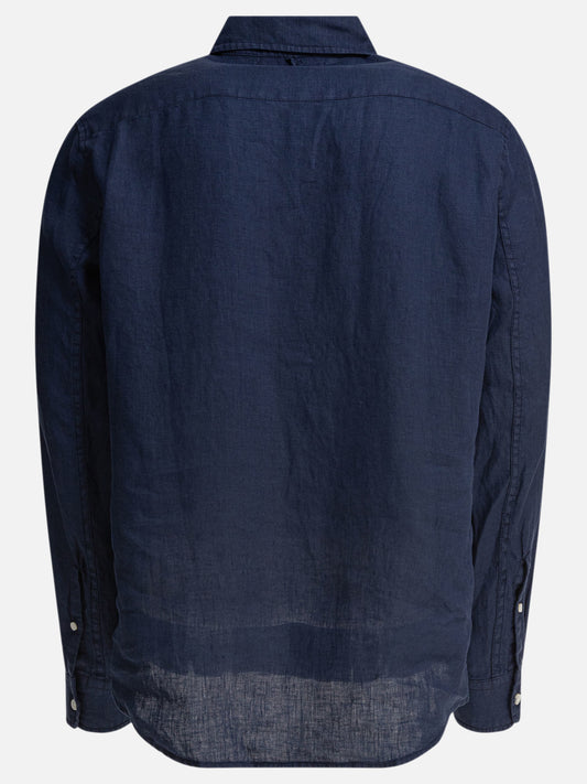 Alex Mill Linen "Mill" Shirt 16958916_S Blue 2