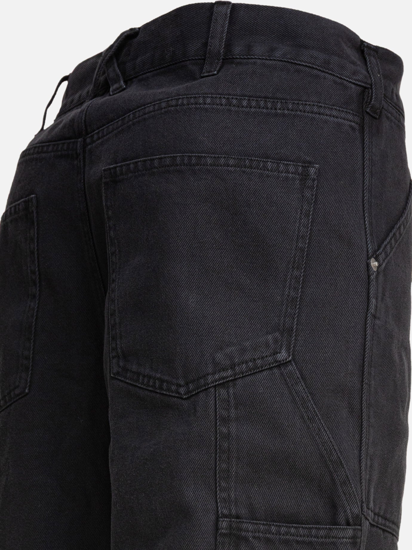 Alex Mill Painter denim trousers 12435736_30 Black thumbnail_4