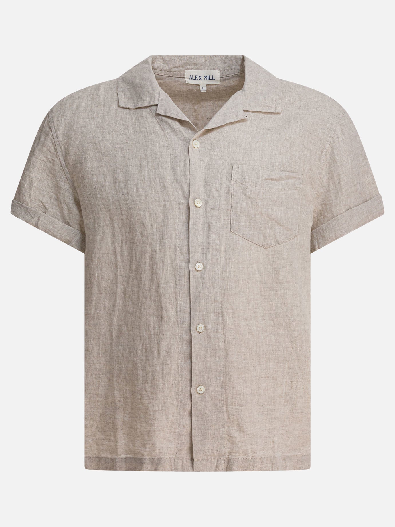 Camicie casual Solid colour  Beige - Alex Mill Uomo | PDP | VIETTI Online Store | Zoom-Modal
