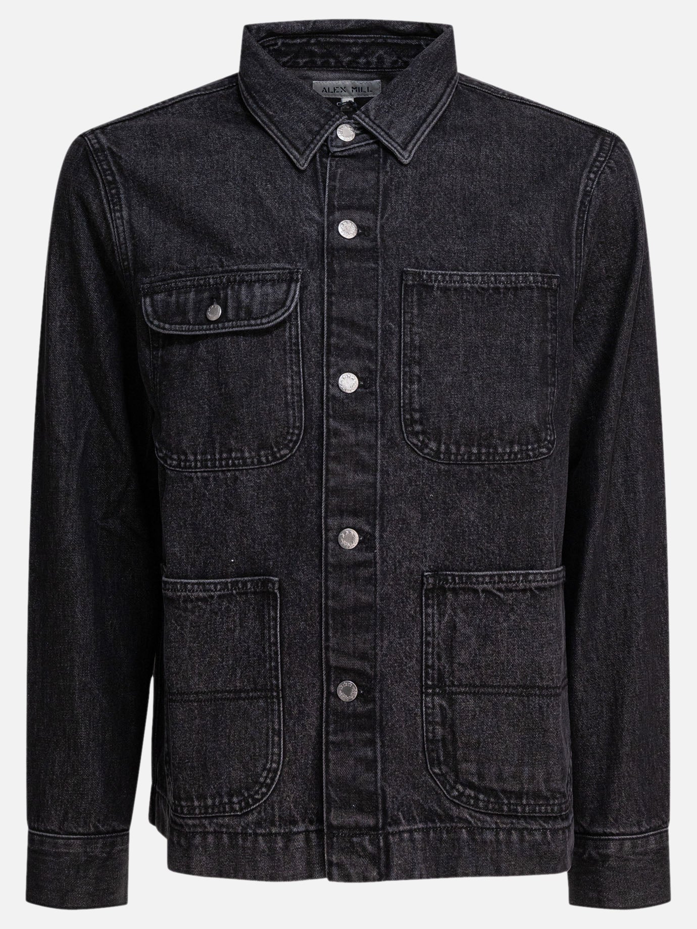 Alex Mill Work overshirt jacket 10684316_M Black thumbnail_1