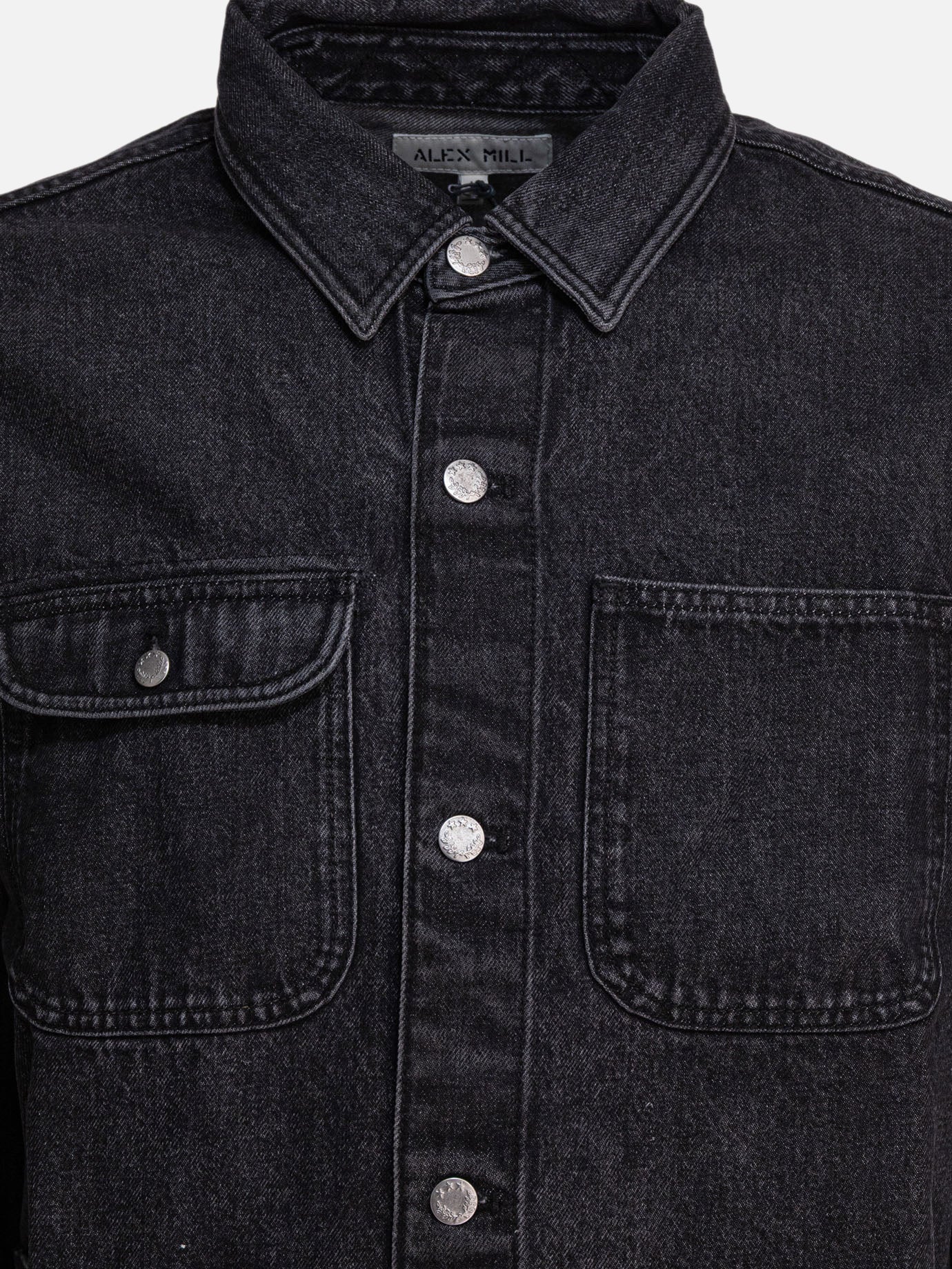 Alex Mill Work overshirt jacket 10684316_M Black thumbnail_3