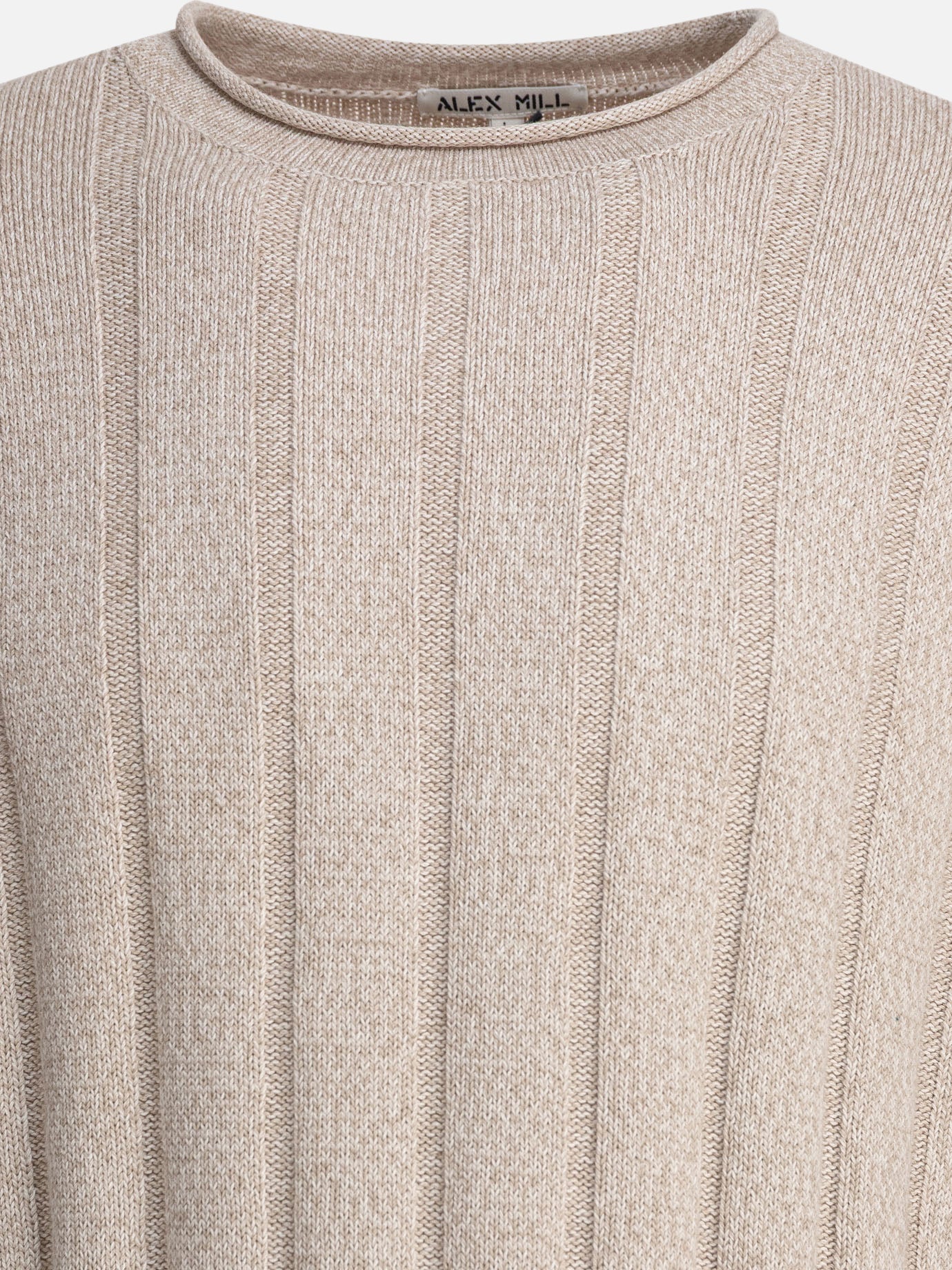 Maglioni girocollo Solid colour  Beige - Alex Mill Uomo | PDP | VIETTI Online Store | Zoom-Modal_3
