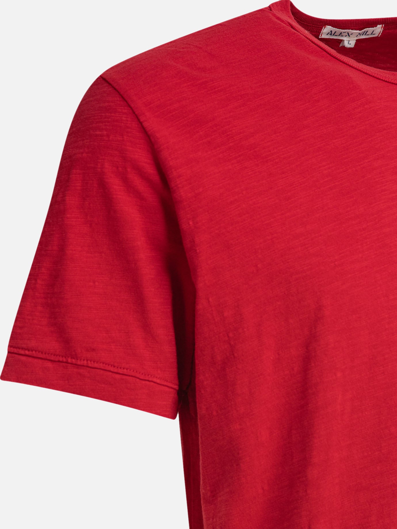 T-shirt girocollo Solid colour  Rosso - Alex Mill Uomo | PDP | VIETTI Online Store | thumbnail_4