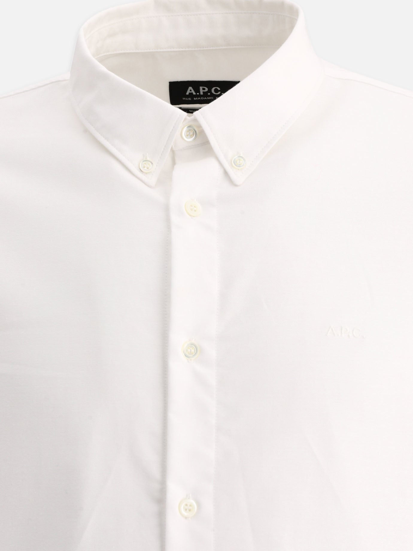 A.P.C. &quot;Greg&quot; shirt 13992396_M White thumbnail_3