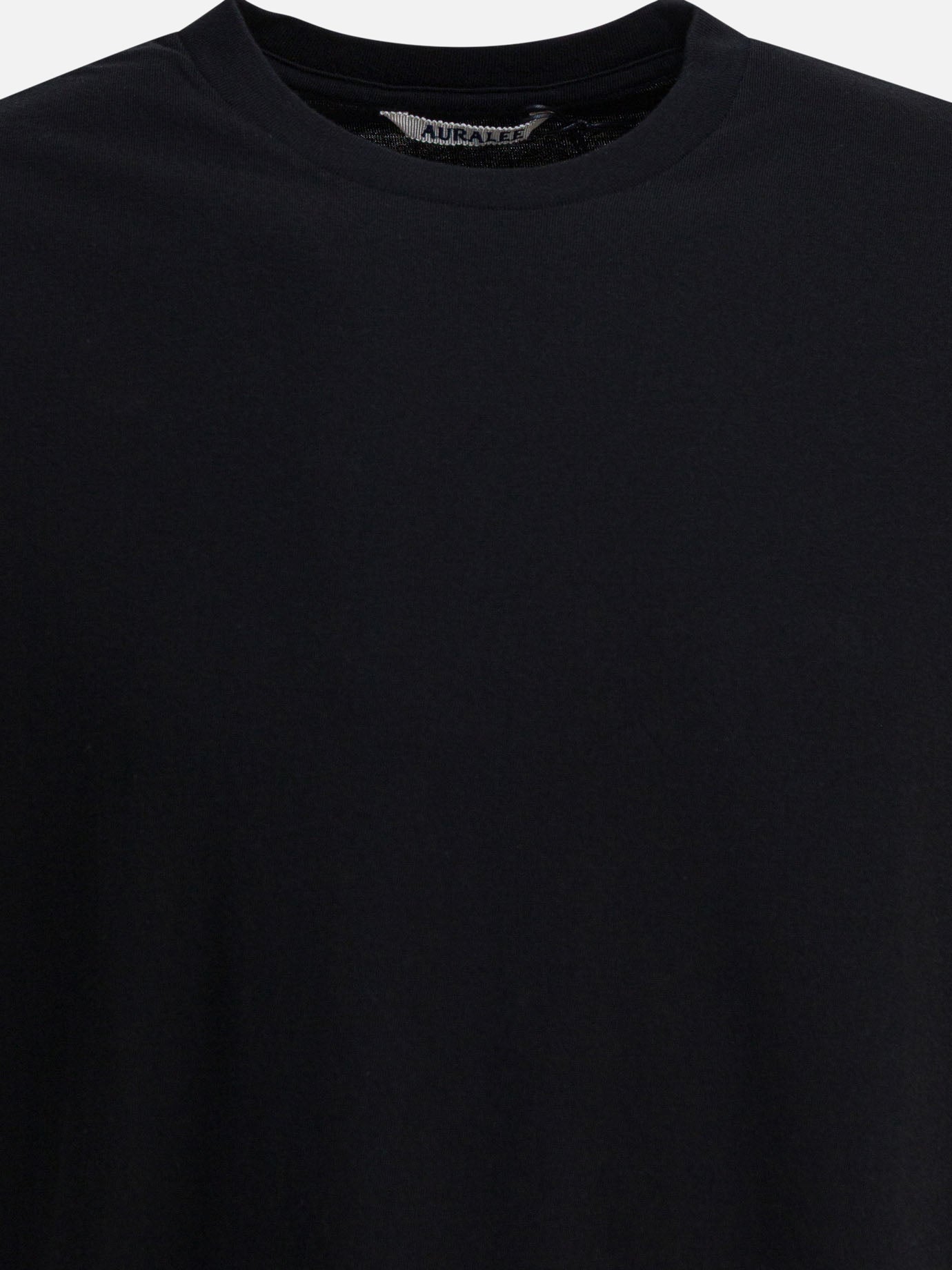 T-shirt girocollo Solid colour  Nero - Auralee Uomo | PDP | VIETTI Online Store | thumbnail_3